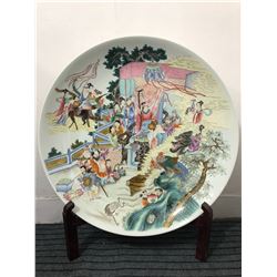 Famille Rose Plate, Daqing-Qianlong-Nianzhi Mark
