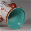 Image 8 : Sapphire Blue Floral and Bird Double Ear Vase, Daqing-Qianlong-Nianzhi Mark