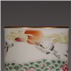 Image 2 : Famillie Rose Gilt Brush Pot, Daqing-Qianlong-Nianzhi Mark