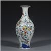 Image 3 : Pair of Clashingcolor Vases, Daqing-Yongzheng-Nianzhi Mark