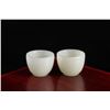Image 1 : Pair of Hetian Jade Cups