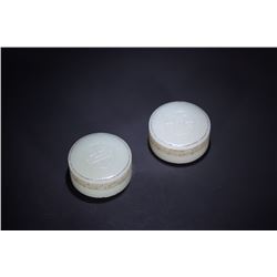 Pair of Hetian Jade Boxes
