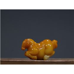 Hetian Jade Horse Shaped Ornament
