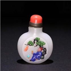 Hetian Jade Snuff Bottle
