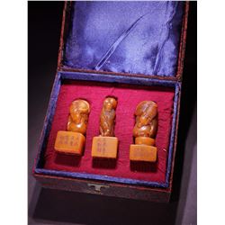 Set of Tianhuang Stone Arhat Seals