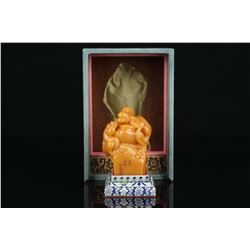 Tianhuang Stone Beast Poetry Seal