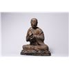 Image 4 : Gilt-Lacquer Bronze Arhat Statue
