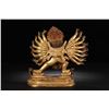 Image 3 : Gilt Bronze Yamantaka and Vajravetali Statue