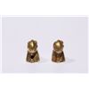 Image 2 : Pair of Golden Goat Ornaments