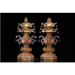 Gilt Silver Niches for Buddha