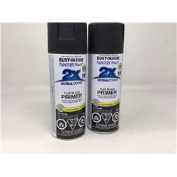 Rust-Oleum Flat Black Primer (2 x 340g)