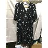 Image 1 : Faux Wrap Floral Dress (XL)