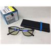 Image 1 : True Blue Light Blocking Glasses with Case- Unisex