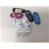 Image 1 : Lot of Android Charging Cables-assorted colours (and aux cord)