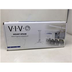 VIV Mount- VPO2W White Projector Ceiling Mount