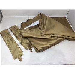 Set of Curtain Panels with Tie Backs