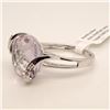 Image 2 : Silver Pink Amethyst White Topaz(9.9ct) Ring, Suggested Retail Value $240 (Estimated Selling Price f