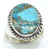 Image 2 : Silver Turquise(7.9ct) Ring (~weight 3.7g), Suggested Retail Value $200