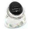 Image 2 : Silver Black Onyx(9.2ct) Ring (~weight 6.05g), Suggested Retail Value $200