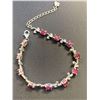 Image 1 : Natural Ruby (6.82ct) Bracelet (~weight 6.74g), Suggested Retail Value $1,650.00