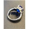 Image 4 : Ladies Sterling Silver Blue Topaz Style 1.2 carat ring