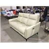 Image 2 : Cream Power Recliner Sofa (Tested, working)Â 