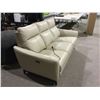 Image 3 : Cream Power Recliner Sofa (Tested, working)Â 