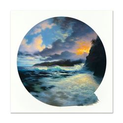 Walfrido, "Swept by Paradise" Limited Edition Mixed Media, Numbered and Hand Sig