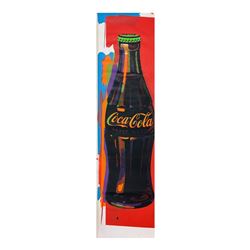 Steve Kaufman (1960-2010), "Coca-Cola Bottle" Hand Signed and Numbered Limited E