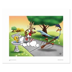 "Wile E and Road Runner Race" Numbered Limited Edition Giclee from Warner Bros,