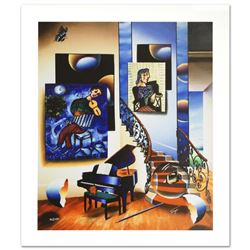 "Fiddler" Limited Edition Giclee on Canvas by Ferjo, Numbered and Hand Signed by