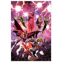 DC Comics, "Justice League #3" Numbered Limited Edition Giclee on Canvas by Tony