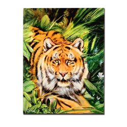 "Tiger Surprise" Limited Edition Giclee on Canvas by Martin Katon, Numbered and