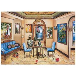 Alexander Astahov, "Dining with the Master" Hand Signed Limited Edition Giclee o