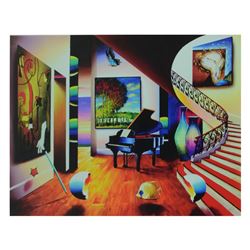 Ferjo, "Natures Melody" Limited Edition on Canvas, Numbered and Signed with Lett