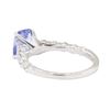 Image 3 : 2.34 ctw Sapphire and Diamond Ring - 18KT White Gold