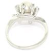 Image 5 : 14K White Gold 7.5mm Cultured Pearl & 8 Single Cut Diamond Petite Cluster Ring