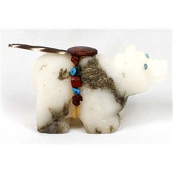 Carved Quartz Bear Fetish