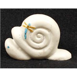 Zuni Fishrock Snail Fetish by Clissa Martin