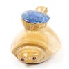Image 1 : Zuni Travertine & Azurite Turtle Fetish, Eriacho