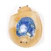 Image 8 : Zuni Travertine & Azurite Turtle Fetish, Eriacho