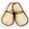 Image 1 : Chippewa Birch Bark Child's Slippers