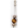Image 2 : Sterling Tiger's Eye Earrings