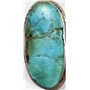 Image 2 : Navajo Old Pawn Sterling Turquoise Ring, Size 10