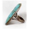 Image 3 : Navajo Old Pawn Sterling Turquoise Ring, Size 10