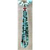 Image 2 : Navajo Sterling Turquoise Jockla Necklace