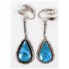 Image 1 : Navajo Sterling Turquoise Earrings