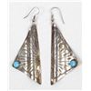 Image 1 : Navajo Sterling Turquoise Earrings