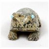 Image 1 : Zuni Argite Frog Fetish by Karen Hustito