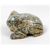Image 3 : Zuni Argite Frog Fetish by Karen Hustito